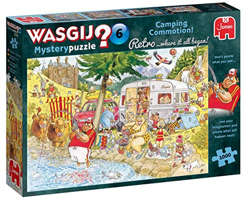 Wasgij Retro Mystery 6 - Camping-Wahnsinn - 1000 Teile