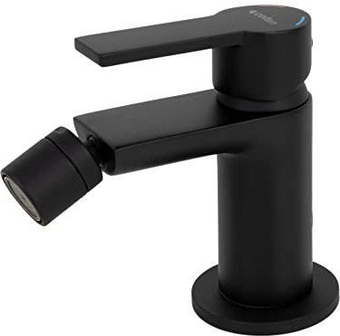Cofan Robinet Mitigeur pour Bidet | Couleur Robinetterie Noire | Cartouche de 25 mm