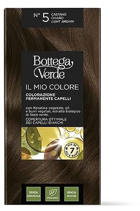 Bottega Verde - IL MIO COLORE - Colorazione permanente capelli - CASTANO CHIARO N. 5