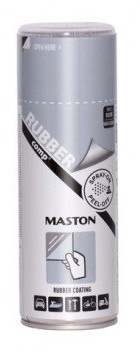 VERNICE REMOVIBILE SPRAY GOMMA LIQUIDA PELLICOLA WRAPPING PLASTI CERCHI AUTO MOTO (argento lucido)
