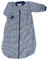 Lilano, Schlafstrampler Schlafsack Mit Arm, 100% Wollfrottee Flausch (kbT) (50-56, Marine Geringelt)