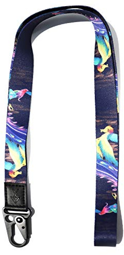 HEZEN Coole Lanyard für Schlüssel, Halsriemen Schlüsselbund für Frauen, Lanyard Logo für Männer, ID Lanyard (Design A)