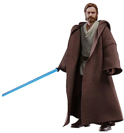 Star Wars Hasbro The Black Series Obi-Wan Kenobi (Wandering Jedi) Toy 6-Inch-Scale Obi-Wan Kenobi Figure Ages 4 & Up, Multicolor (F4358)