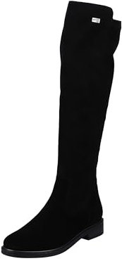 Remonte Damen D8387 Kniehohe Stiefel, schwarz/schwarz / 02, 44 EU