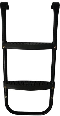 Jump PRO Trampoline Ladders: Fully Assembled, Rust-Resistant for 8ft, 10ft, 12ft, 14ft, 16ft Trampolines with Safety Steps - Perfect Choice for Your Trampoline Ladder Needs, Durable and Reliable.