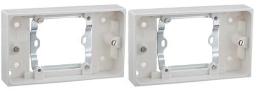 Pro Elec 868 SINGLE TO DOUBLE 13A SOCKET CONVERTOR (Pack of 2)