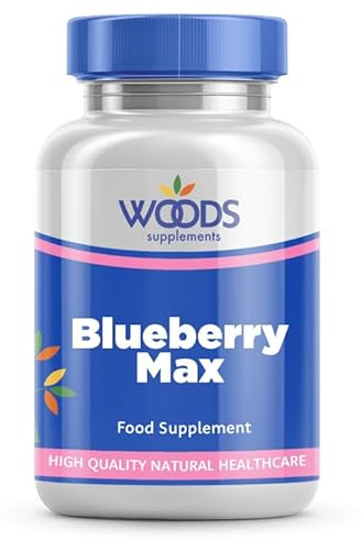 Blueberry Max (360 Capsules) from Woods Supplements | Blueberries are a Natural Source of Vitamin k1, Vitamin C, Manganese | Rich in antioxidants Polyphenols and Flavonoids