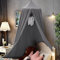 Baldachin Kinderzimmer Baby Betthimmel Riesig Betthimmel Kinder Himmelbett Vorhänge Prinzessin Baldachin für Spiel Lesen Schlafzimmer Ankleidezimmer (Grau)