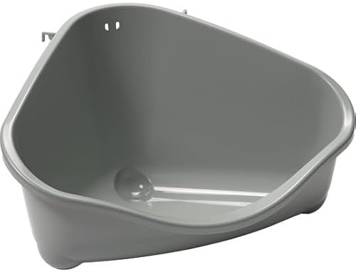 MODERNA CORNER LITTER PAN SMALL ANIMAL OLIVE 35CM