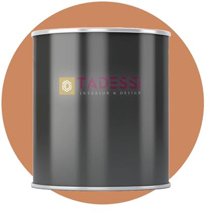 TADESSI Wall Select Wandfarbe Orange - Goldgelb - abwaschbare Innenfarbe matt - Dispersionsfarbe - Geruchsarm und Lösemittelfrei - 1 Liter Gebinde