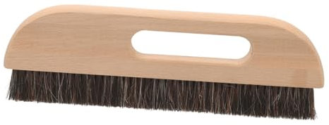 DIYEAH Brosse à Cheveux Longs Poil Brosse à Collier Plus Lisse Brosse à Papier Peint Brosse En Bois Outil De Papier Peint Crinière De Cheval