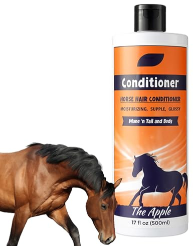 Horse Shampoo, 500ml Deep Nourishing Mane and Tail Conditioner, Horse Grooming Supplies, Coat Cleanser for Cleansing and Conditioning