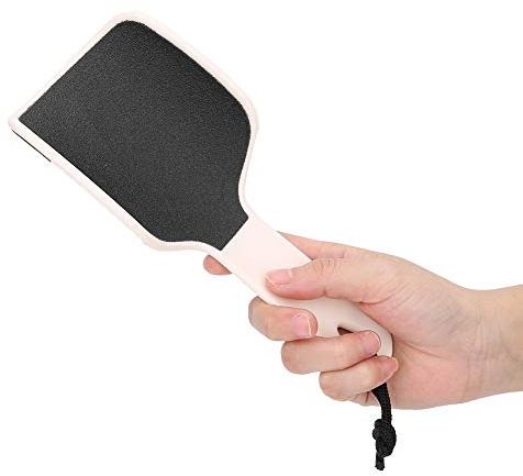 Dioche Herramientas de Pedicura de Doble Cara Lima para Pies Removedor de Callos de Piel Muerta Escofina para Pies con Ergonómico para Suaves y Lisos Beige o Verde 19,8 X 8,7 Cm (Beige)