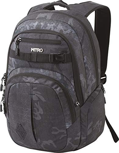 Nitro Chase Rucksack Schulrucksack mit Organizer Schoolbag Daypack mit 17 Zoll Laptopfach