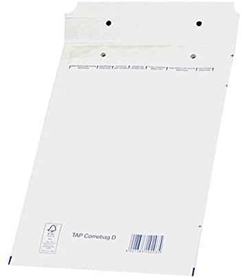 Sobres autosellantes forrados de burbujas HK D14 180x265mm/200x275mm 100pcs Blanco/Sobres y Accesorios de envío/Tipo-Burbuja autoadhesiva/Kind-HK/Color-Blanco/Format-D14