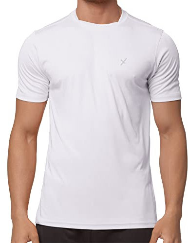CFLEX Herren Sport Shirt Fitness T-Shirt Sportswear Collection - Weiß L