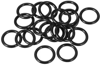 TA-VIGOR 20 stycken nitrilgummi-O-ringar – 17 mm ytterdiameter × 12 mm innerdiameter × 2,5 mm tjocklek – tätningsring-set för slang, armatur, bil och sanitär – metrisk tätningssystem