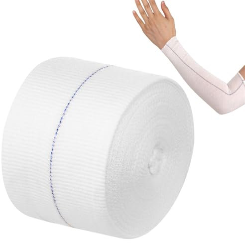 Elastische Schlauchförmige Bandage 7.5 cm x 10 m Atmungsaktiv Fixierbinde Kompressionsbandage Stützverband für Pflaster Wundverband
