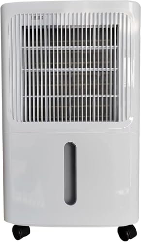 LEENON Deumidificatore 25L/24H, Deumidificatores Casa con Modalità dryer, Timer, Doppio drenaggio, Compressore, 125 m³/50 m², Deumidificatore Portatile per Bagno, Camera da Letto, Cantina