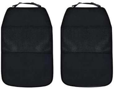 MRBVHGPKUT Cojín del Asiento del Coche Protector Respaldo Asiento Coche Cubierta Anti Barro Suciedad Kick Mat Universal(Latón)