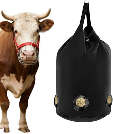 Höpåsar För Hästar Kapacitet Dispensersäck För Utdelning Av Hö | Höväska med t Öppning för Enkel Åtkomst För Användning Utomhus, I Stall, På , I , I Spilt Och I Tackrum För