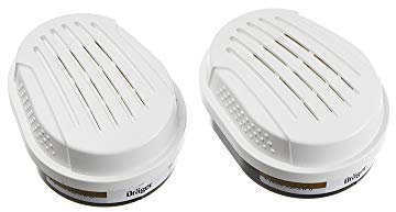 Dräger X-plore Bajonett Kombinations-Filter A2 P3 für Gase und Partikel | 3 Paar | Ersatzfilter für Voll- und Halbmasken X-plore 3300, 3500 und 5500 , 3 Stück (1er Pack)