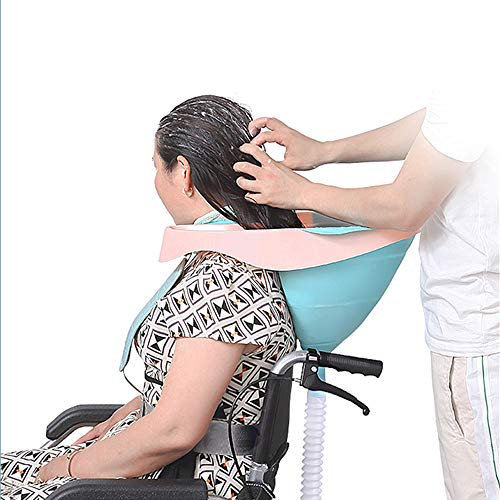 GHzzY Bassin de shampooing - Bassin de Lavage des Cheveux pour Les Personnes handicapées,Les Femmes Enceintes,Les Personnes âgées et Les Enfants - Bac de Lavage des Cheveux pour Utilisation au lit