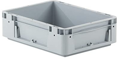 Provost Bac gerbable norme europe poignées fermées gris 10L - 40 x 30 x 12cm