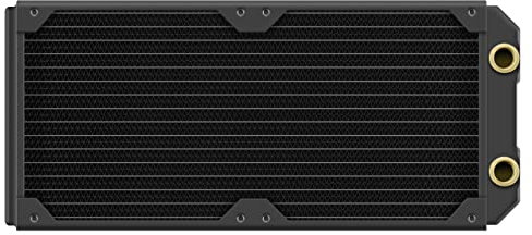 Corsair Hydro X Series XR5 280mm NEO Water Cooling Radiator – Premium Copper Core – Optimised for Low-Noise – 2x140mm Fan Mounts – Screw Protection Plates – G1/4” Threads – Black