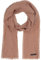bugatti Herren-Schal einfarbig - 45 x 185 cm - leichter Baumwollschal für Frühling und Sommer Camel