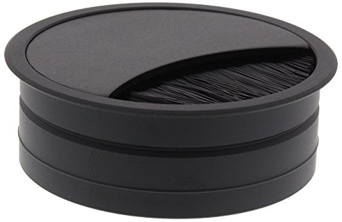 ToniTec® kabelgenomföring, kabeluttag, aluminium, 60 mm, 80 mm, 85 mm, aluminium svart, anodiserad