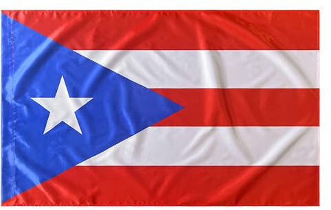Durabol Bandera Puerto Rico 150 x 90 cm Satén