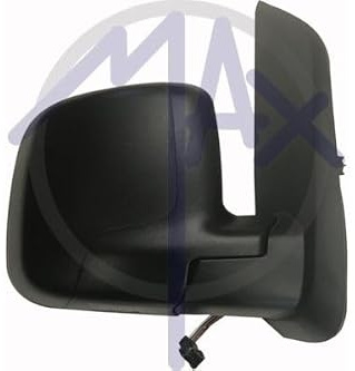 MAX MFT304-R Specchietto retrovisore esterno termico convesso per regolazione elettrica specchio con sensore temperatura Dx Compatibilità con FIAT FIORINO Cassone/Furgonato/Promiscuo 225 QUBO 225