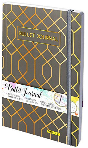 ONLINE Bullet Journal Carnet à linéature pointillé Art Déco.