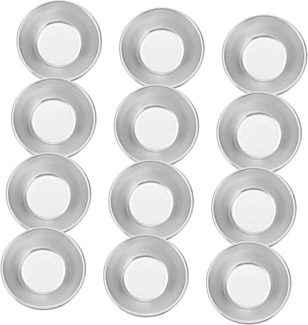 Cabilock 25 Piezas Mini Tartaleta Casos De Muffins Molde Para Mini Empanadas Bandeja Para Hornear Pastel De Carne Picada Sartenes Antiadherentes Para Tartas Horneando Acero Inoxidable Pudín