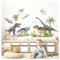 Little Deco Wandtattoo Dinosaurier Set Wandsticker Tiere Kinderzimmer Jungen Wandaufkleber für Babyzimmer Dino Palmen Wanddeko Sticker DL5014-03