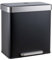 SVITA LT2X30 Mülleimer 60 Liter Treteimer Tretmülleimer Abfalleimer 2 Fächer je 30 Liter freistehend mit Deckel Softclose-Deckel inkl. Inneneimer Schwarz