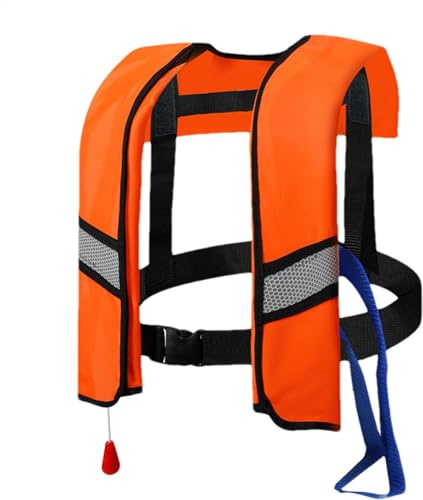 Chaleco salvavidas de remo, chaleco salvavidas unisex para adultos, chaleco de remo de nailon, chaqueta de flotabilidad portátil, inflado automático para tabla de remo, flotación, kayak, navegación