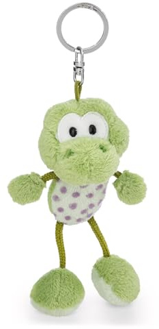 Schlüsselanhänger Frosch Fridolin Frog 10cm - grün - Treuer-Plüschbegleiter für Rucksack oder Tasche, Schlüsselhalter für klein und Groß | 62262