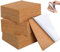 LYTIVAGEN 50 Stück Kork Quadrate Selbstklebende Korkplatten Quadratische Kork Untersetzer 10x10cm Korkunterlagen Korkmatten Wand Korkfliesen Kork Pinnwand für Büro, Schule, Heimtextilien