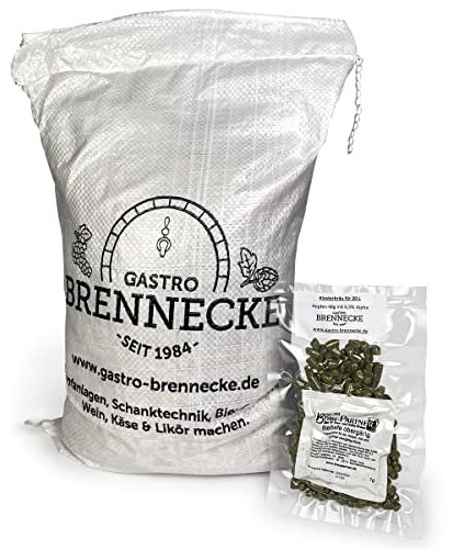 Malzmischung Klosterbräu mit Hopfen und Bierhefe geschrotet oder ungeschrotet (10 Liter, geschrotet)