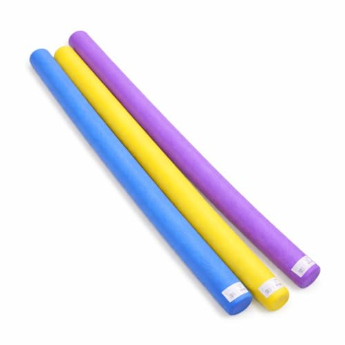 Almineez Pack of 2 x 1.5m Swimming Pool Noodle Float Aid Woggle Logs Noodles Water Flexible Wet Swim - Strong and Flexible Fun Water Floats Swim Aid For Kids Adults
