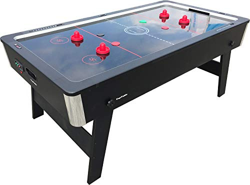 TopTable Airhockey Foldy-Karbon Schwarz 6,5ft - Airhockey Klappbar