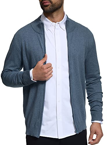 Indicode Hommes Lau Cardigan | Gilet composé à 80% de Coton