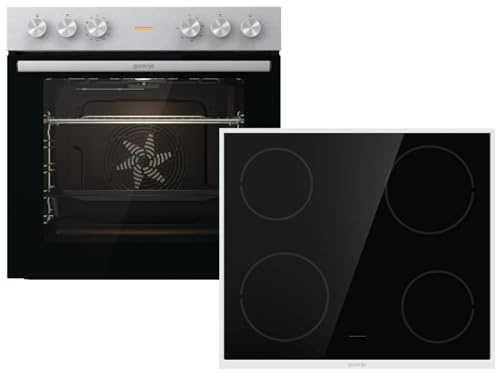 Gorenje Red Pepper Set CX bas Einbauherd BC6715E02XK + Glaskeramikkochfeld ECD641BX