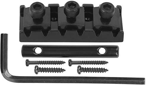 Låsmutterlås för gitarr för Floyd Rose dubbellåsning Tremolo-system bro elgitarr ersättning (svart (GE99))
