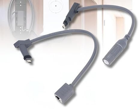 Dpofirs Adaptadores Starlink SPX a RJ45, 24AWG 1200Mbps Cable Starlink Impermeable Adaptador de Conector Hembra RJ45, Adaptador SPX a RJ45 de Núcleo único de Caucho y Cobre para Starlink