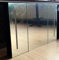 Seenvlog Spiegelschrank mit LED-Beleuchtung, 3-türig 80 x 68 x 13,3 cm Holz Beleuchteter Badeschrank Schwarzer Wandschrank mit Spiegel Anti-Beschlag