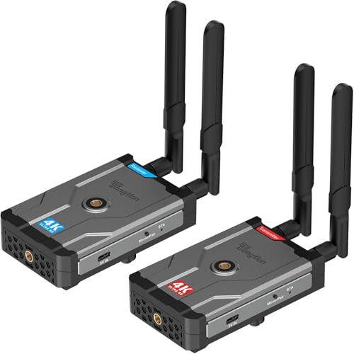 Émetteur et récepteur HDMI Pro 4K@30Hz, sans Fil avec portée de 150M, kit de Transmission sans Fil HDMI pour DSLR, Ordinateur Portable, Netflix, Youtube to TV/projecteur