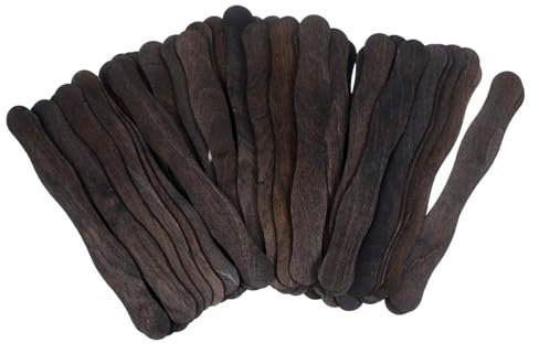 DIYEAH 50 Piezas Palo De Madera De Bricolaje Palitos De Crema Palitos De Pastel Moldes Para Paletas Pequeños Moldes Para Paletas Cubo Molde De Hielo Pop Recargable Papel Madera Black